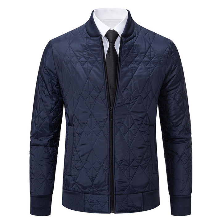 Padded leisure jacket for men with a stylish design and a high collar Lune London