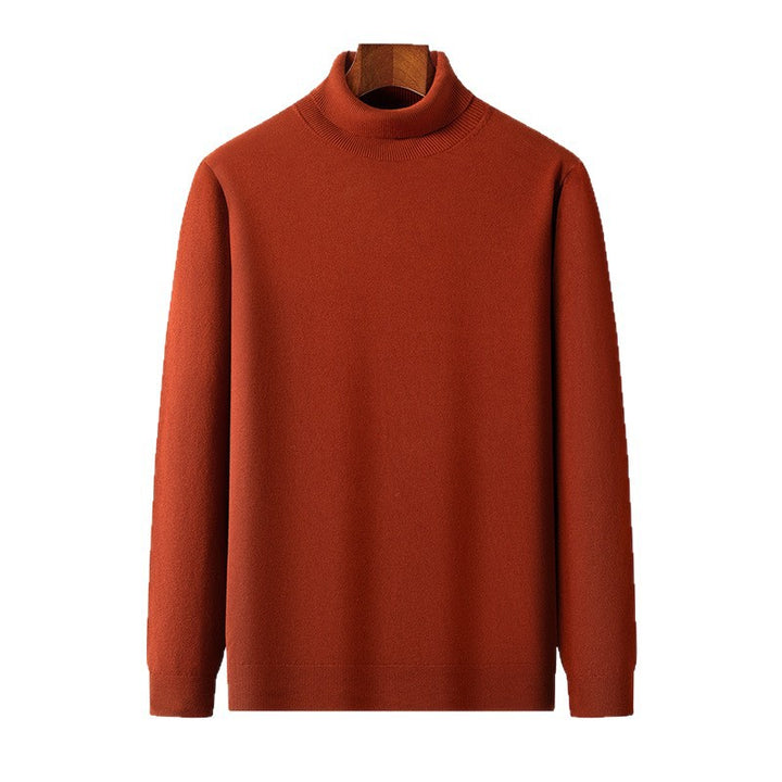 Men's Elegant Turtleneck Sweater in Fine Wool Lune London