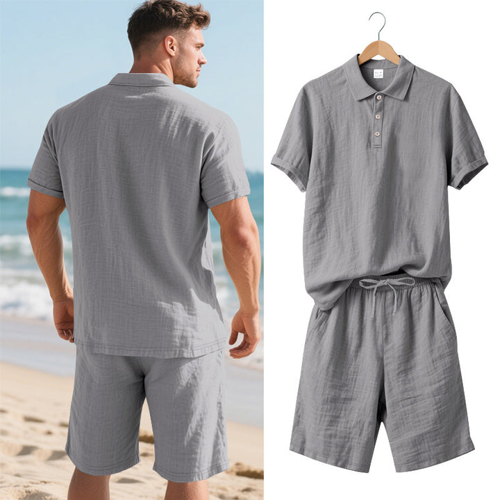 Tenue de loisirs pour hommes avec polo et shorts Lune London