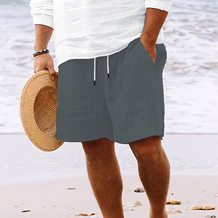 Casual beach shorts for men with elastic drawstring Lune London