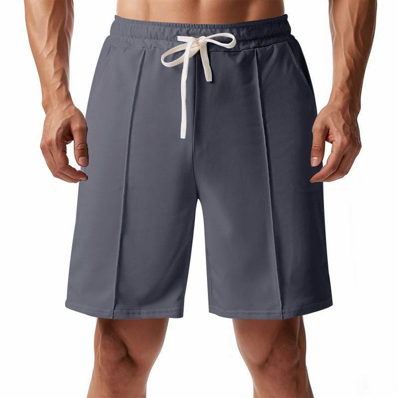 Comfortable sports shorts for men with elastic waistband and practical side pockets Lune London