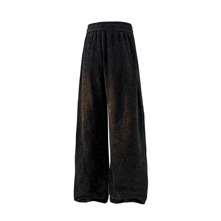 Fashion pants for women with a wide cut and elastic waistband Lune London