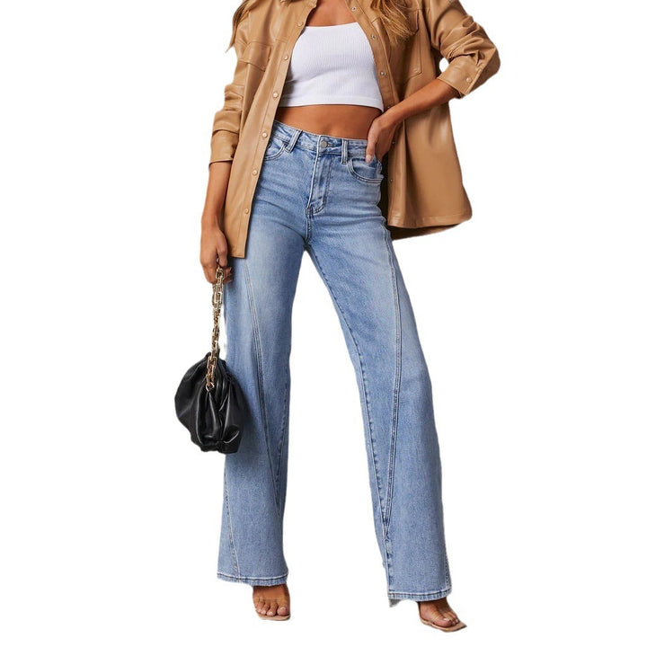 High-waisted flared jeans for women Lune London
