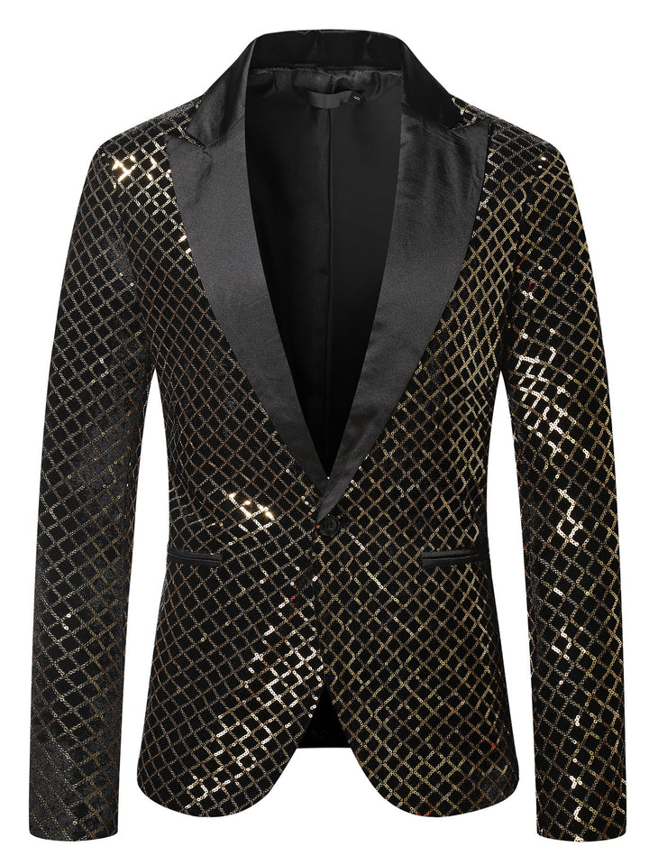 Glamorous sequined blazer jacket for women Lune London