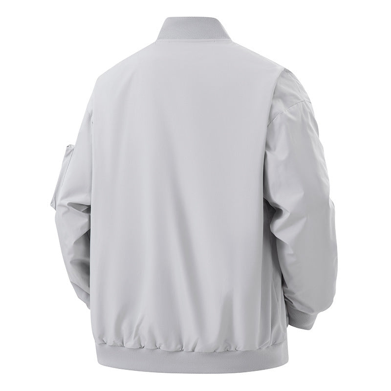 Functional bomber jacket for men with multiple pockets Lune London