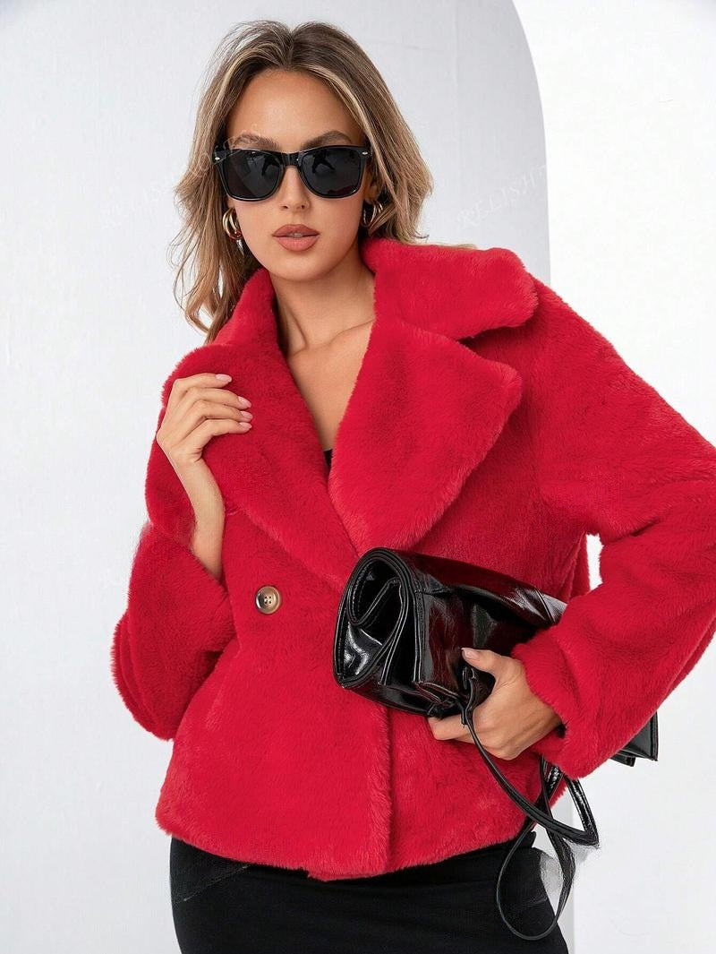 Ladies trendy and soft teddy jacket Lune London