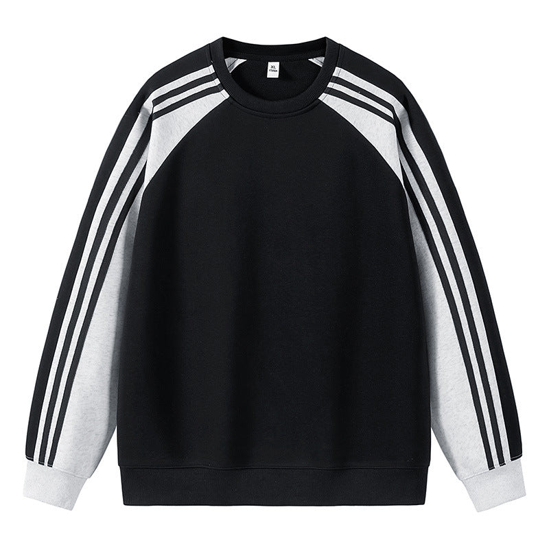 Sporty raglan sweatshirt for men with multicolored accents Lune London