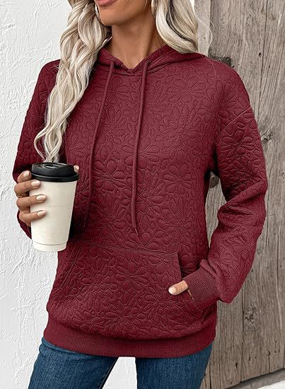 Women's comfortable hoodie with floral pattern Lune London
