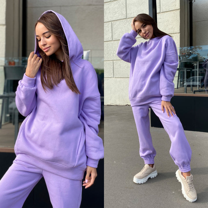 Casual and comfortable hoodie tracksuit set for women Lune London