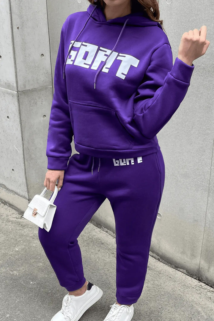 Women's jogging set with innovative logo design Lune London