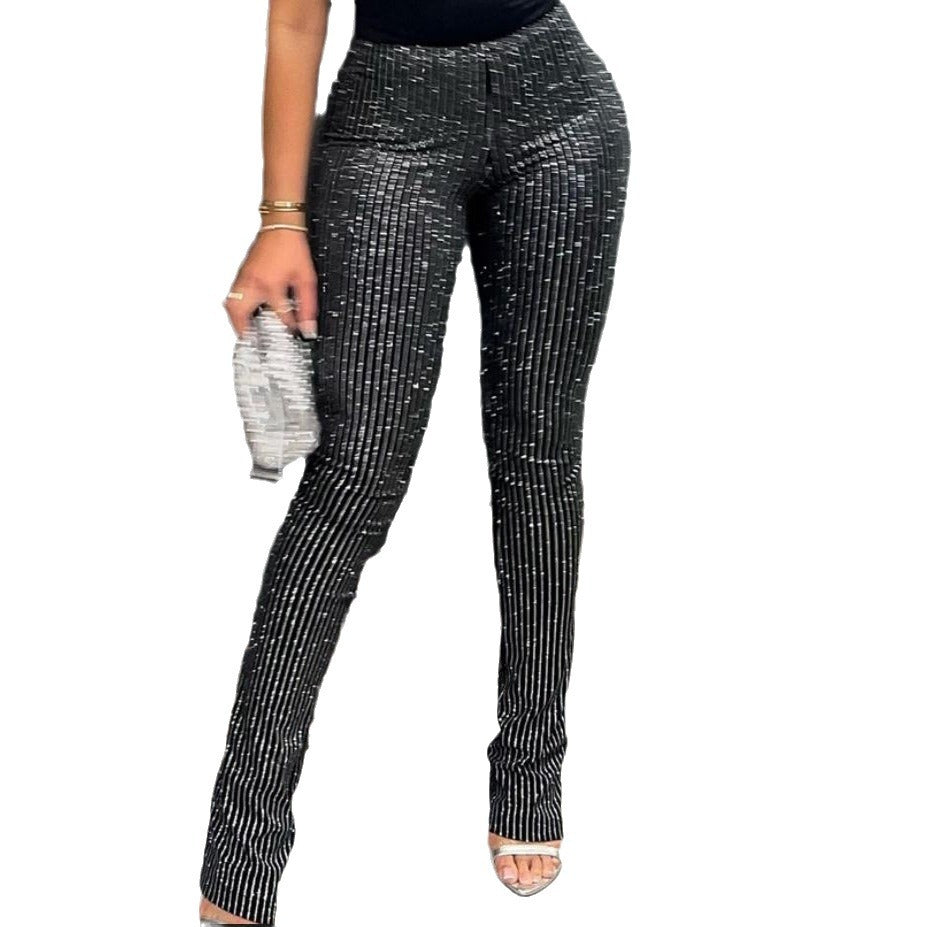 Ladies elegant flared trousers Lune London