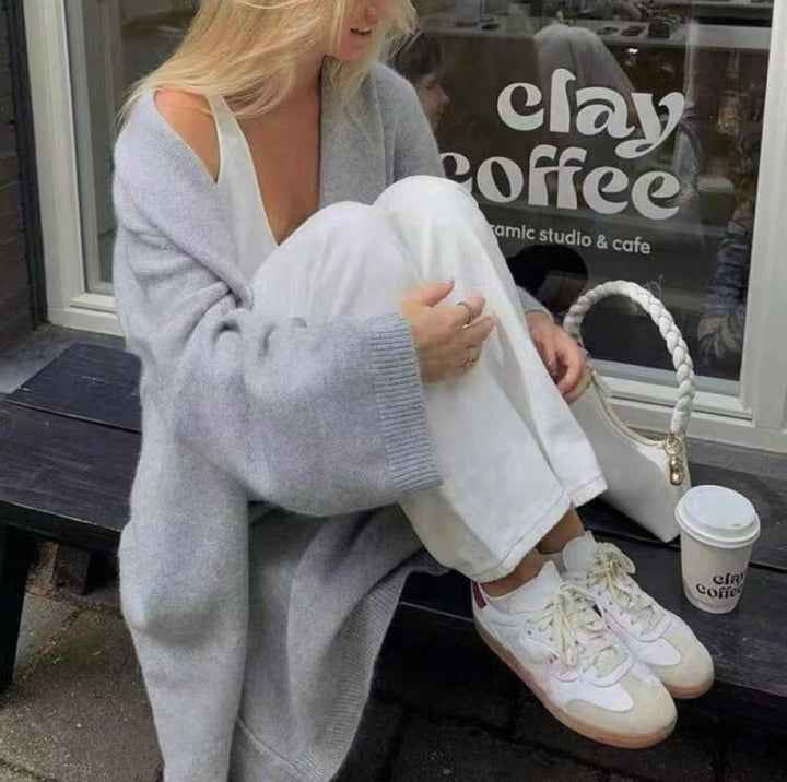 Ladies casual oversized cardigan Lune London