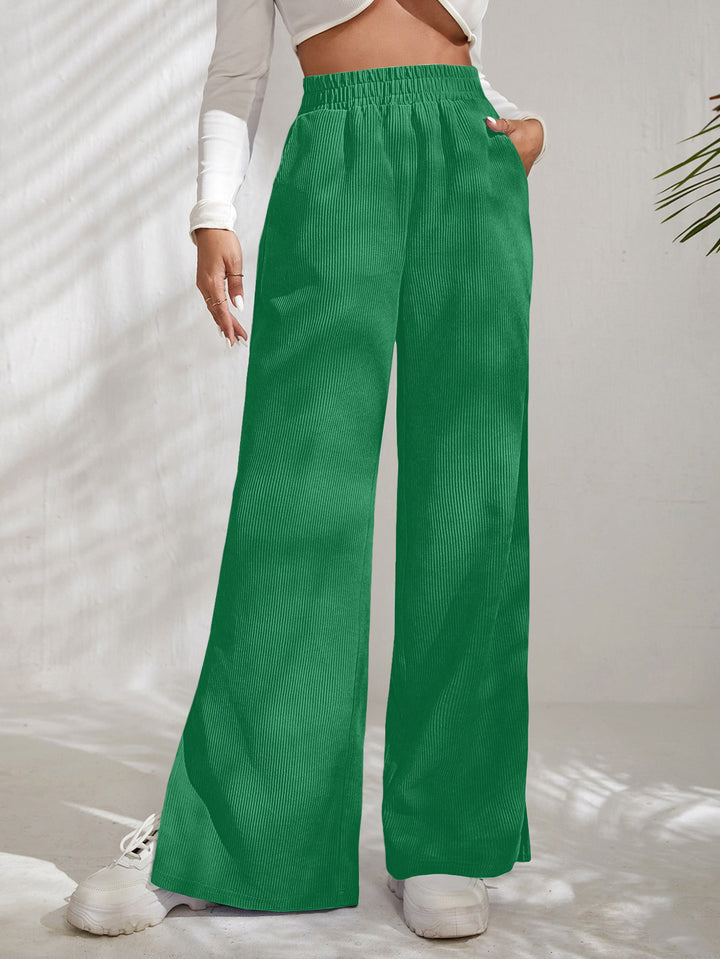 Lune London Wide Ribbed Pants for Women