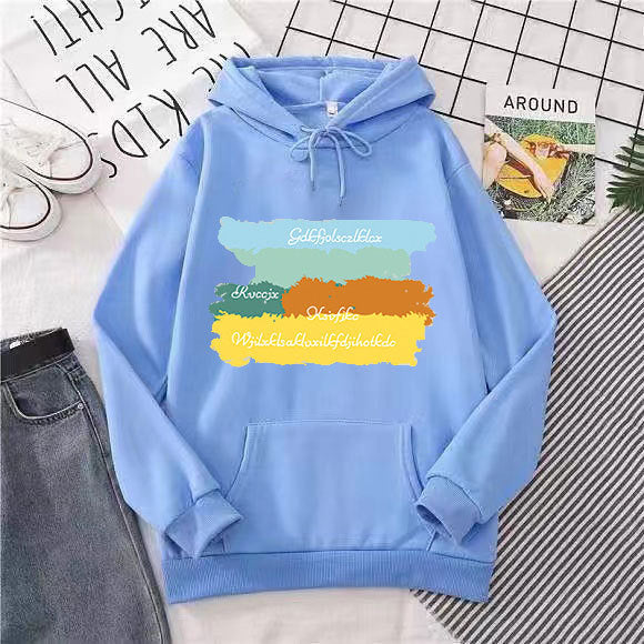 Women's casual hoodie with creative graphic design Chic & Stil