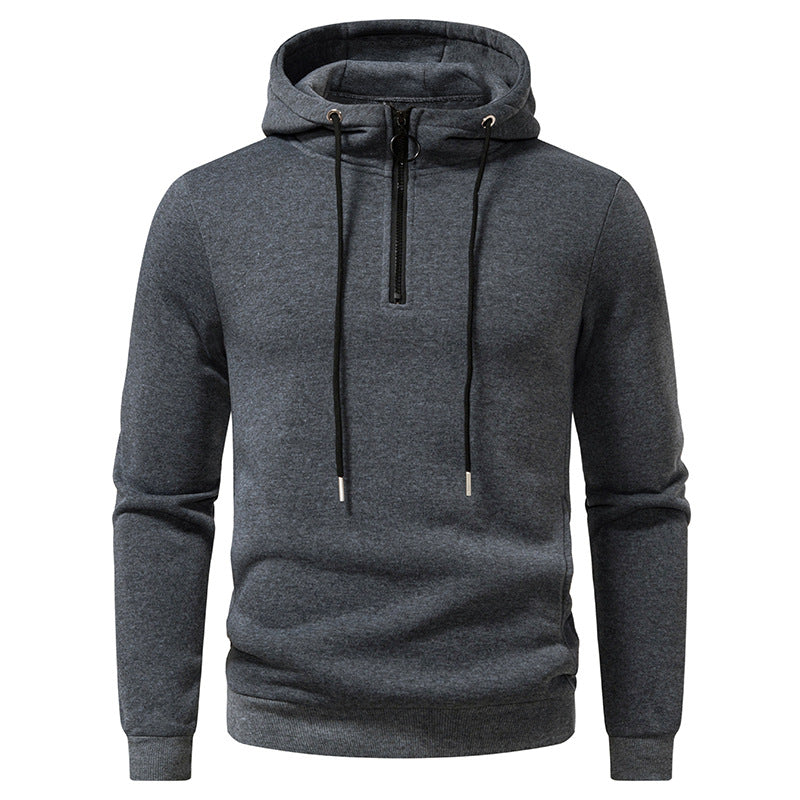 Men's hooded tops with modern zipper closure and breathable material Lune London