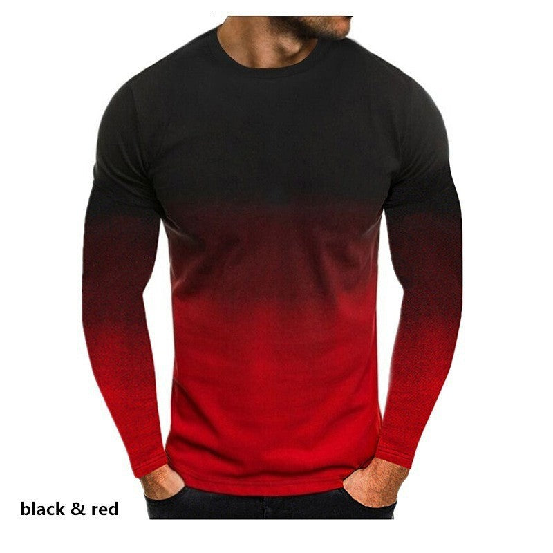 Men's long sleeve shirt with a modern gradient and a fitted cut Lune London