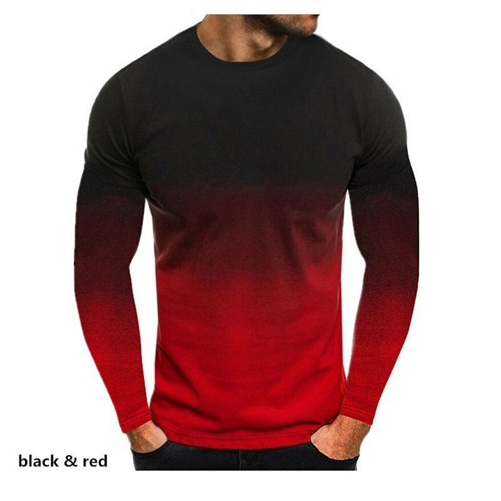 Men's long sleeve shirt with a modern gradient and a fitted cut Lune London