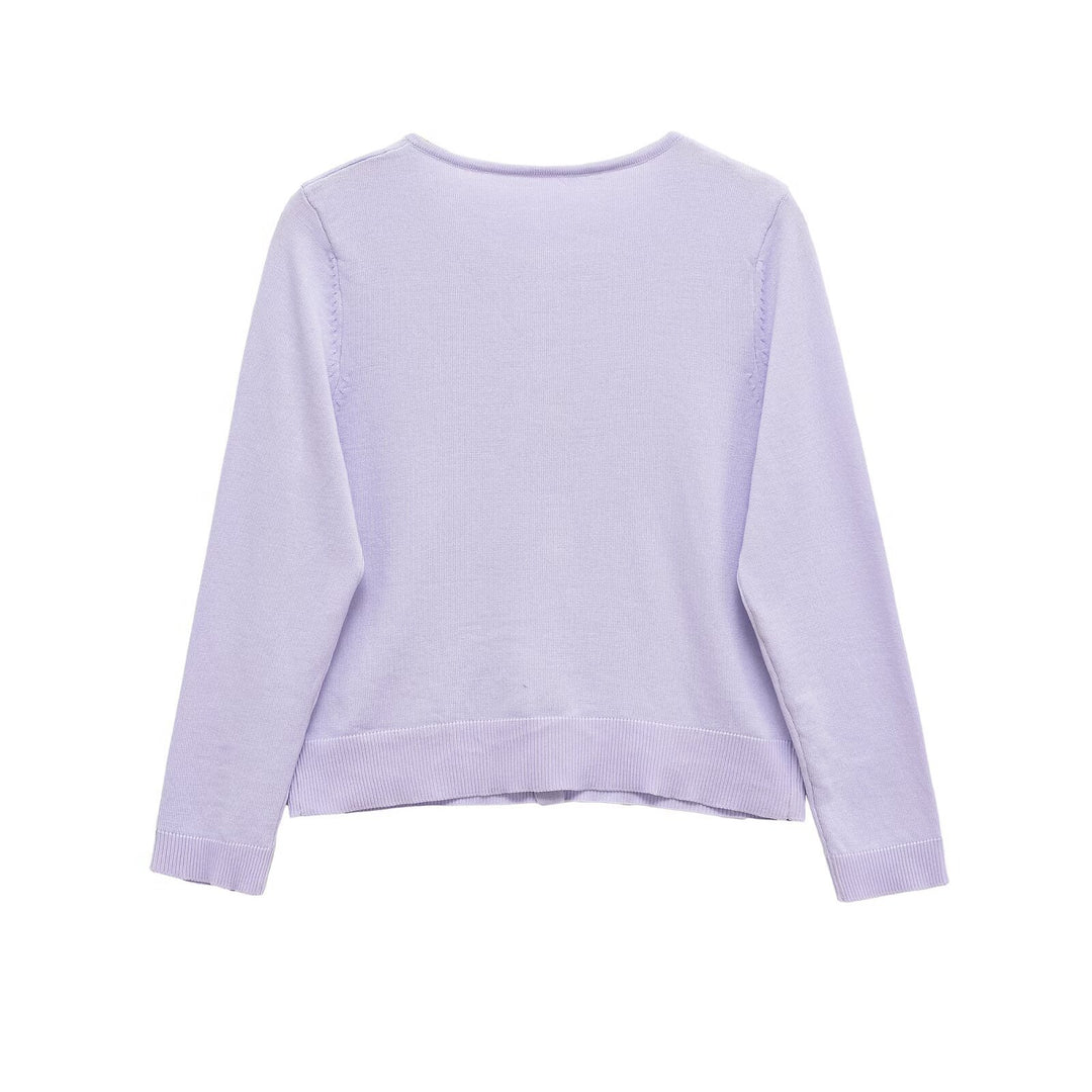 Elegant women's cardigan with fine button details Lune London