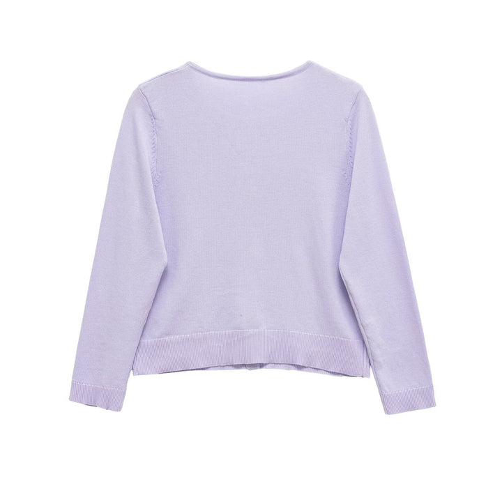 Elegant women's cardigan with fine button details Lune London