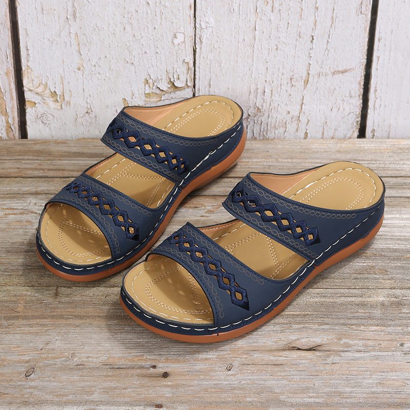 Ladies comfort slide sandals Chic and Style