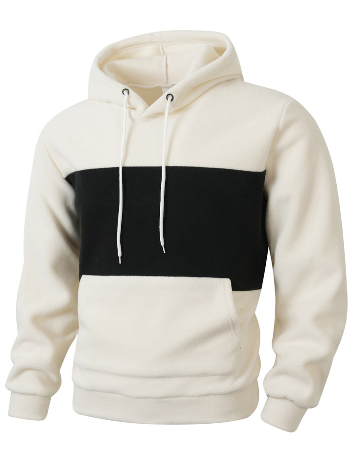 Men's Fleece Hoodie with Innovative Design Lune London
