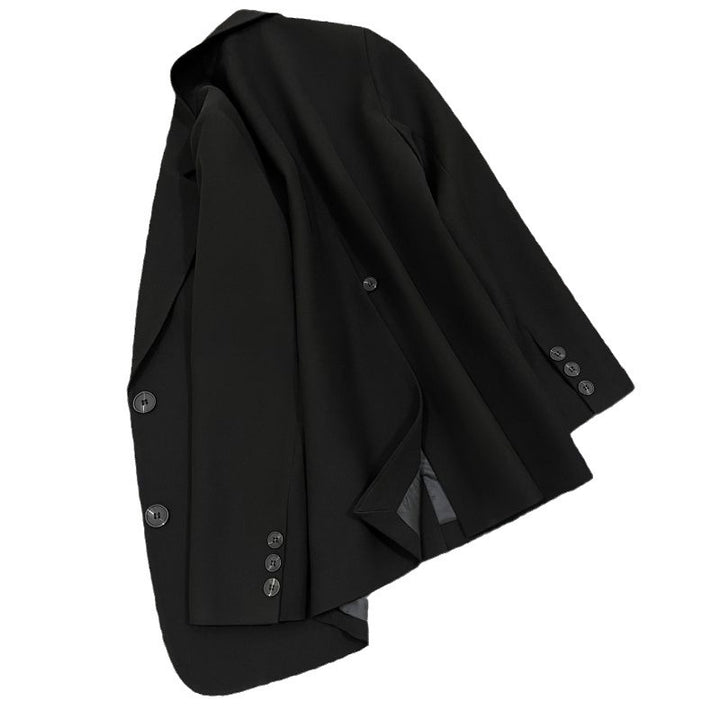 Blazer élégant pour femmes avec coupe ajustée et boutons contrastés Chic & Stil