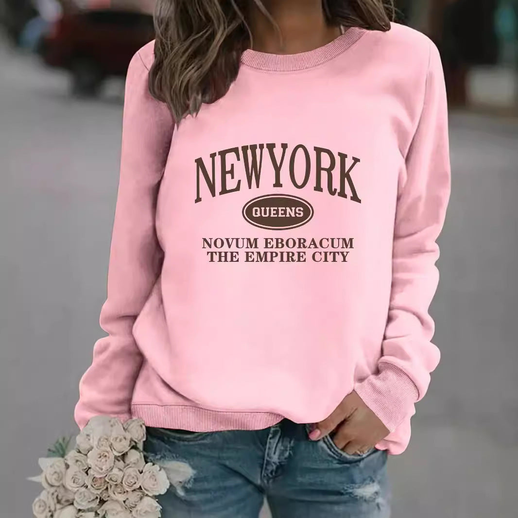 Sweatshirt pour femmes avec une stylisation de New Yorker