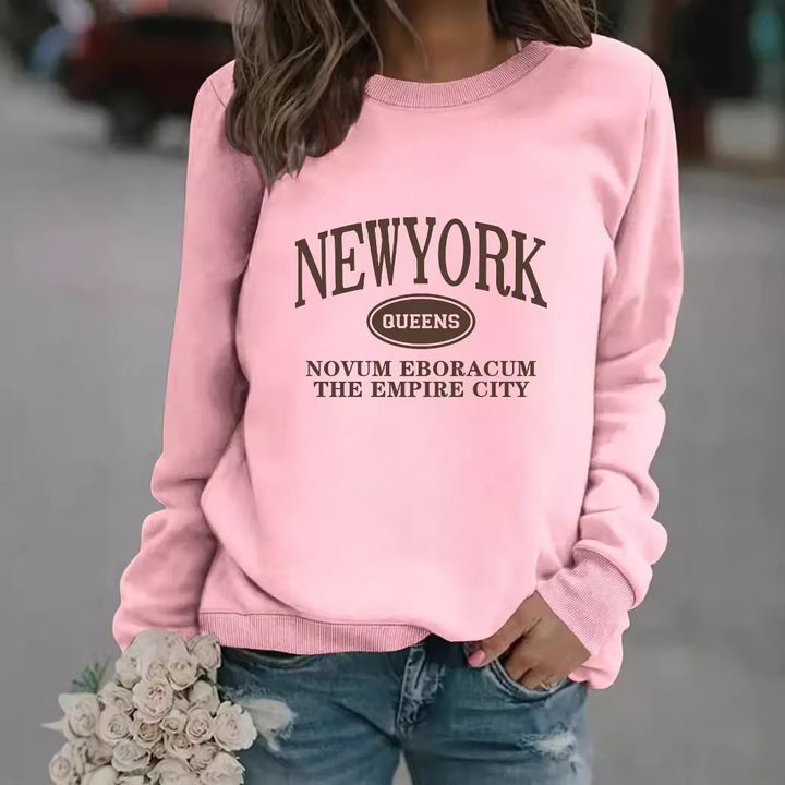 Sweatshirt pour femmes avec une stylisation de New Yorker