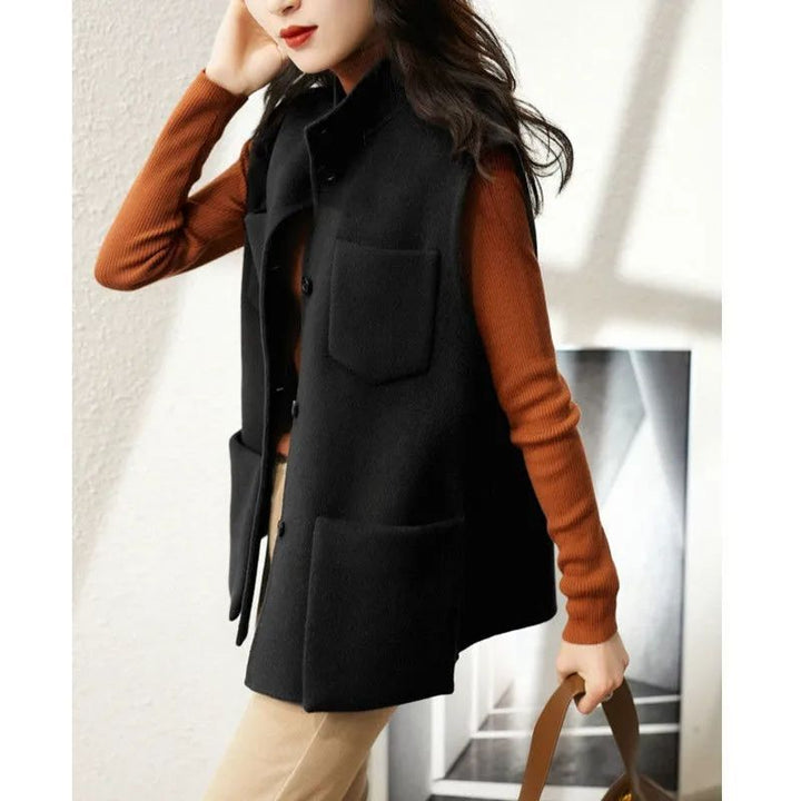 Gilet stylé pour femme avec poches pratiques