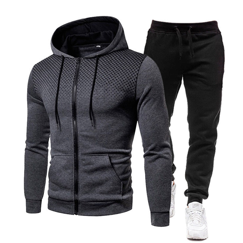 Men's hoodie and jogger pants set with breathable design Lune London