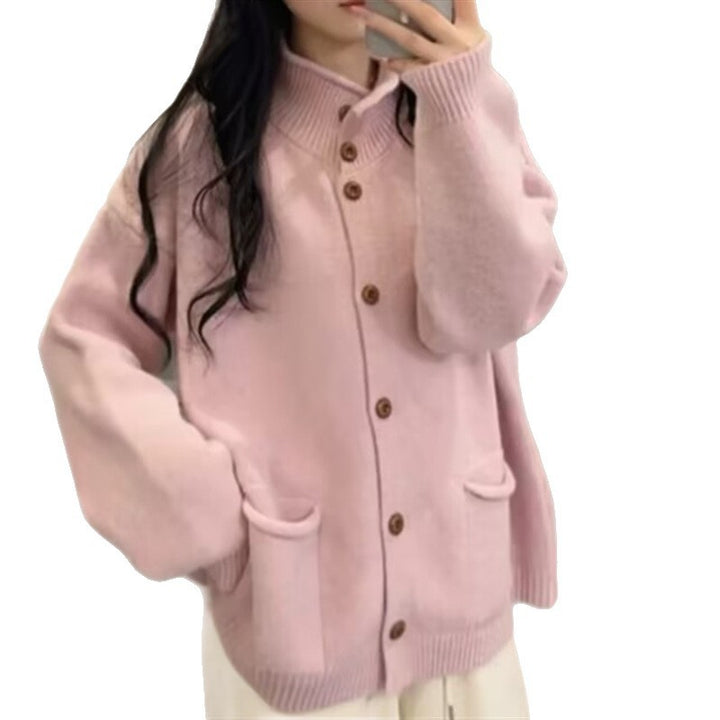 Cardigan féminin confortable avec poches modernes Chic & Stil