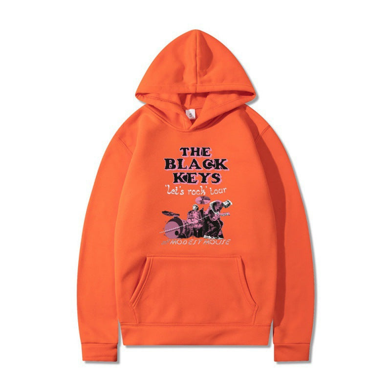 Women's hoodie with creative rock band design and comfortable fit Lune London