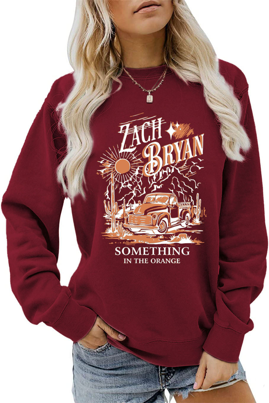 Sweat-shirt femme avec design de camion vintage inspirant Chic & Stil