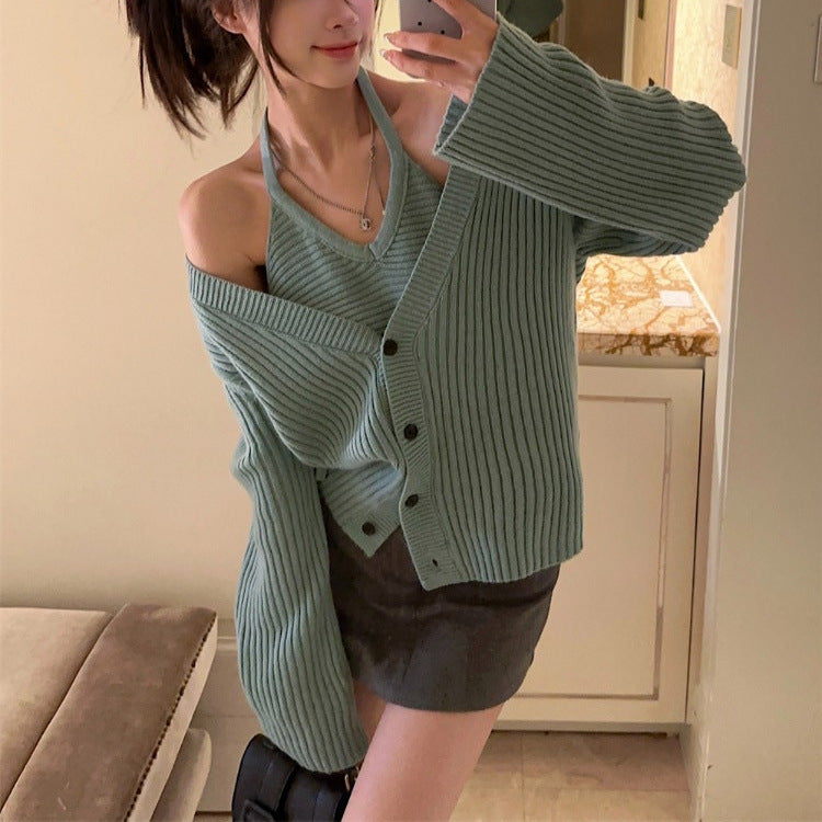 Cardigan pour femmes avec design texturé et détails de boutons élégants Chic & Stil