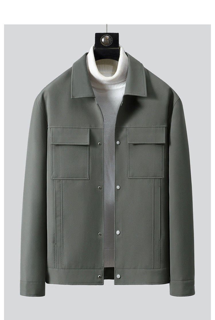 Trendy overshirt jacket for men with practical pocket design Lune London
