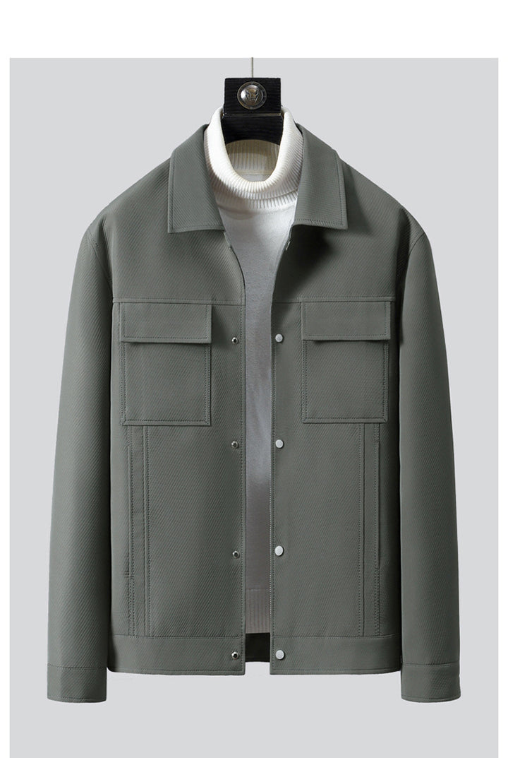 Trendy overshirt jacket for men with practical pocket design Lune London