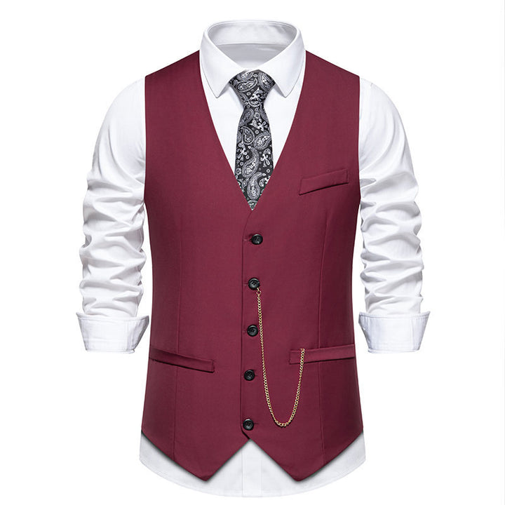 Elegant suit vest for men with a classic design and modern accents Lune London