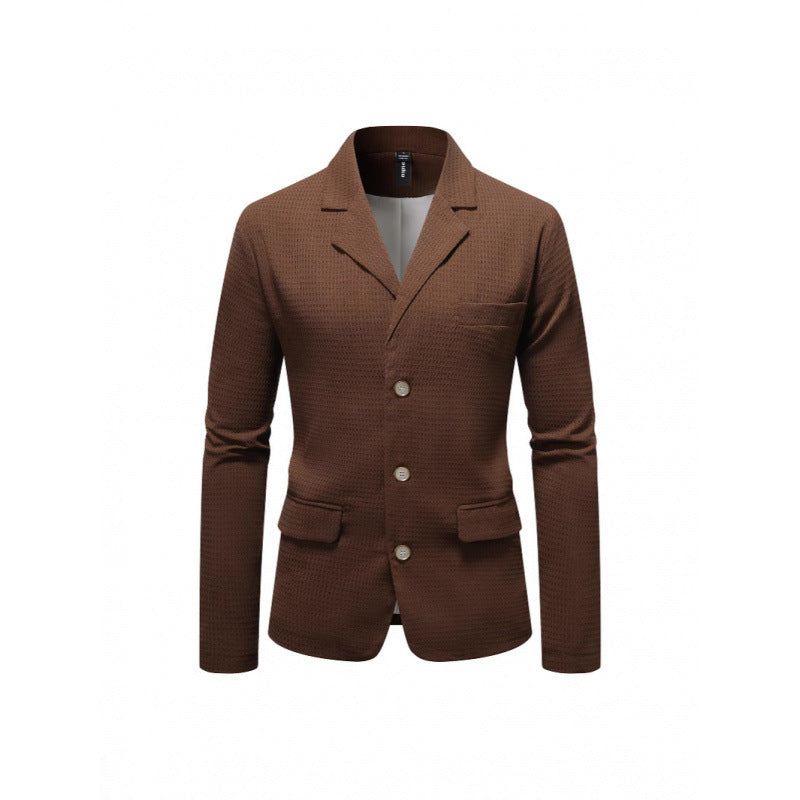 Elegant blazer for men with a textured design and practical pockets Lune London