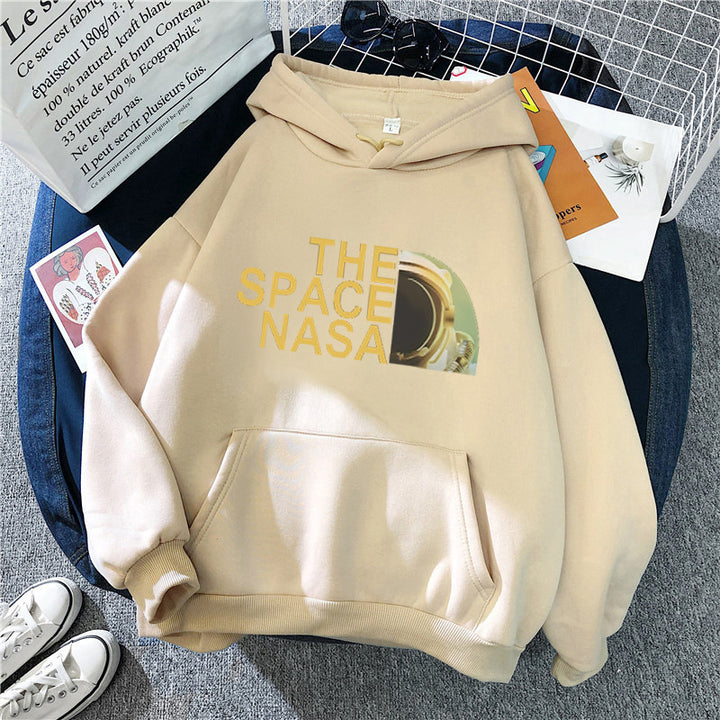 Women's hoodie with modern space design Chic & Stil