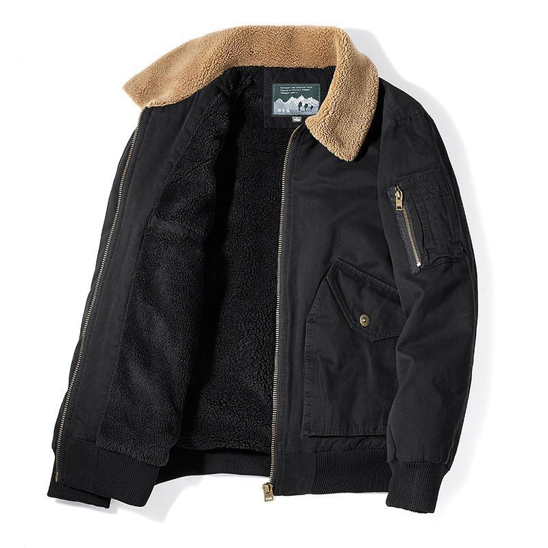 Stylish bomber jacket for men with lined collar Lune London