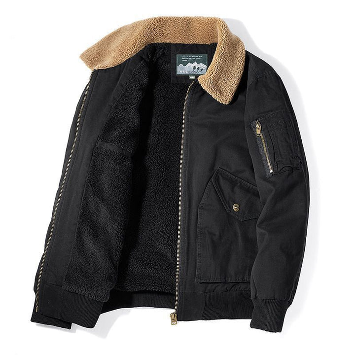 Stylish bomber jacket for men with lined collar Lune London