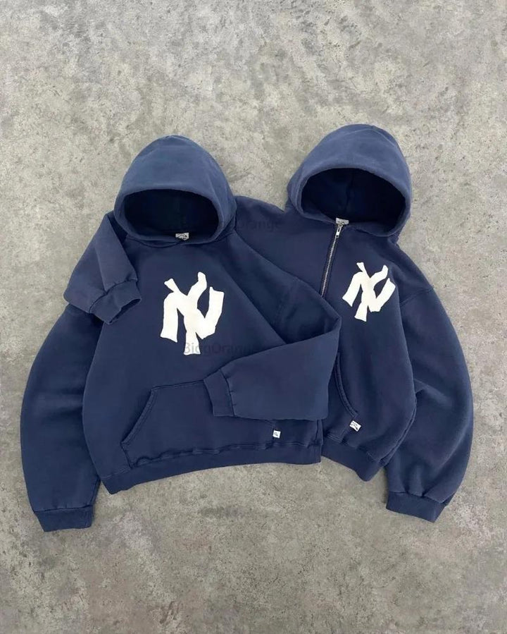 Sweat à capuche femme avec coupe oversize et poche kangourou pratique Chic & Stil