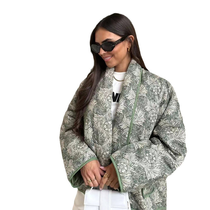 Veste tunique imprimée florale pour femmes Chic & Stil