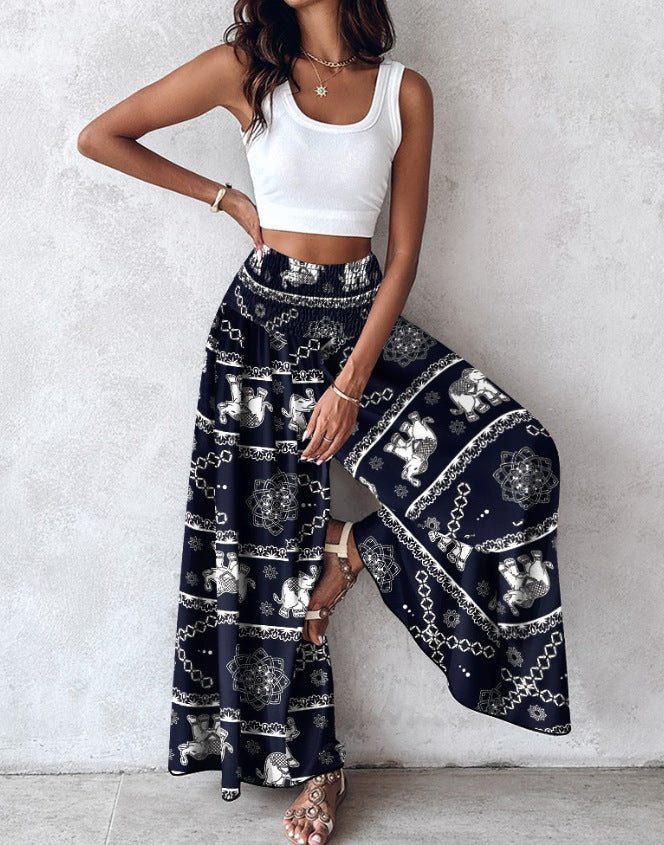 Lune London Tropical Wide Leg Pants for Women
