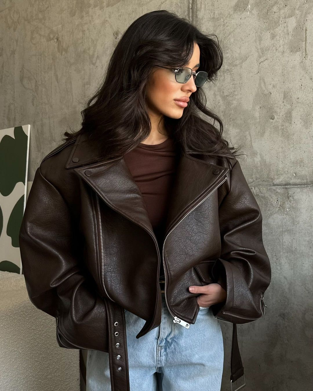 Veste de moto femme avec silhouette innovante Chic & Stil
