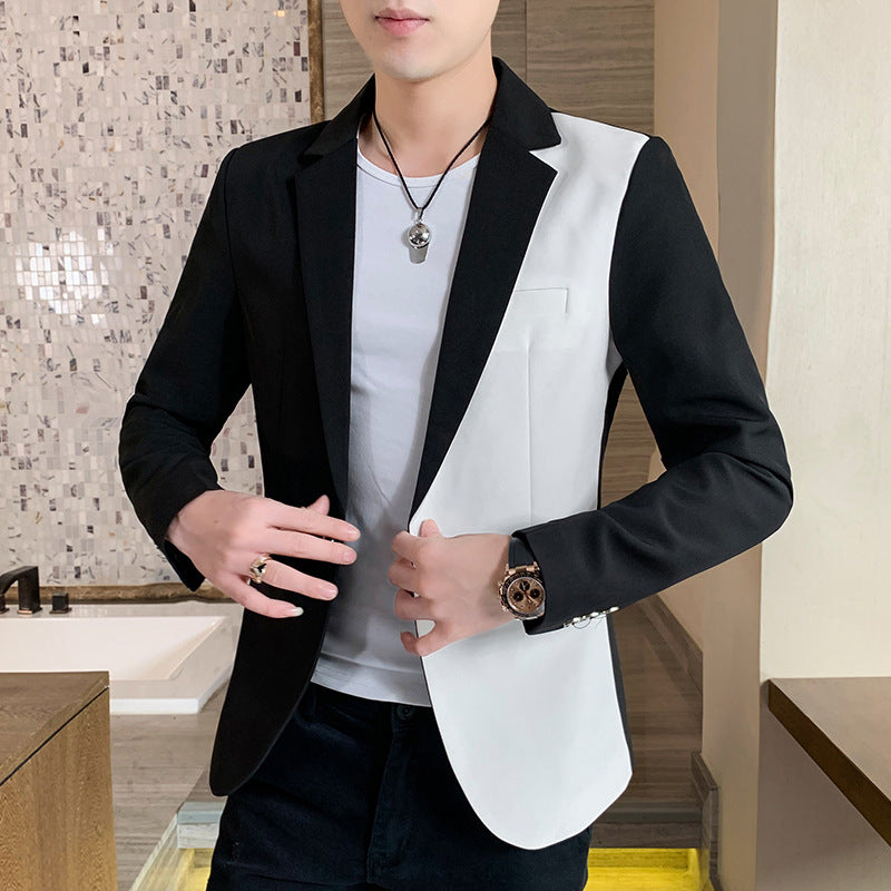Fashionable men's jacket with asymmetrical design and functional pockets Lune London