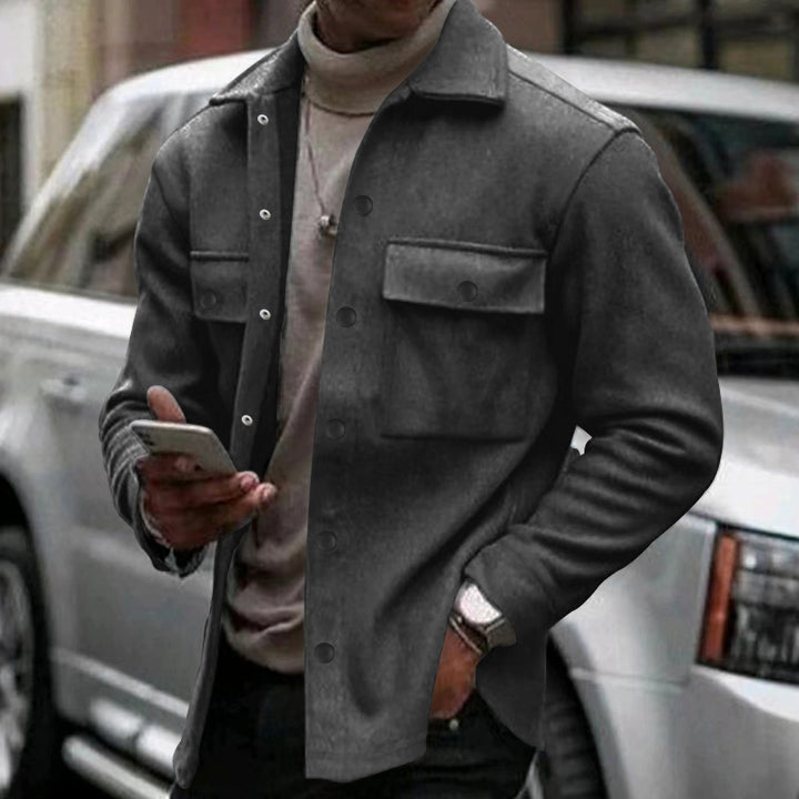 Casual men's jacket with practical pockets and modern design Lune London