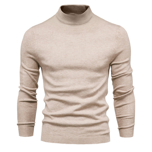 Fine sweater for men with a high collar and modern design Lune London