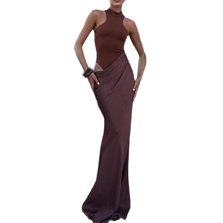 Ladies' maxi dress with fashionable cut Lune London