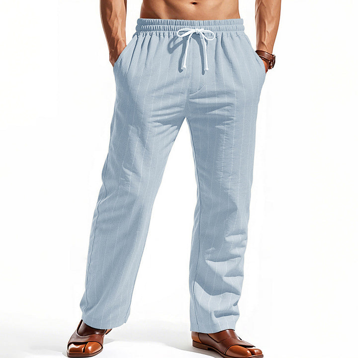 Elegant and comfortable leisure pants for men with elastic waistband Lune London